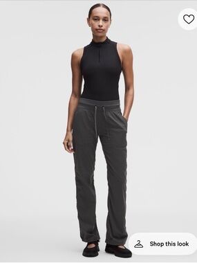 lululemon athletica Dance Studio Mid-Rise Pant *Full Length in Graphite Grey